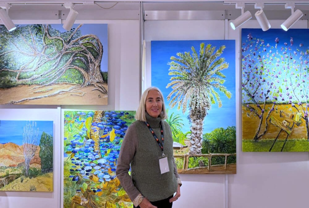 Graciela Musteikis en el histórico Palacio Santa Bárbara de Madrid
