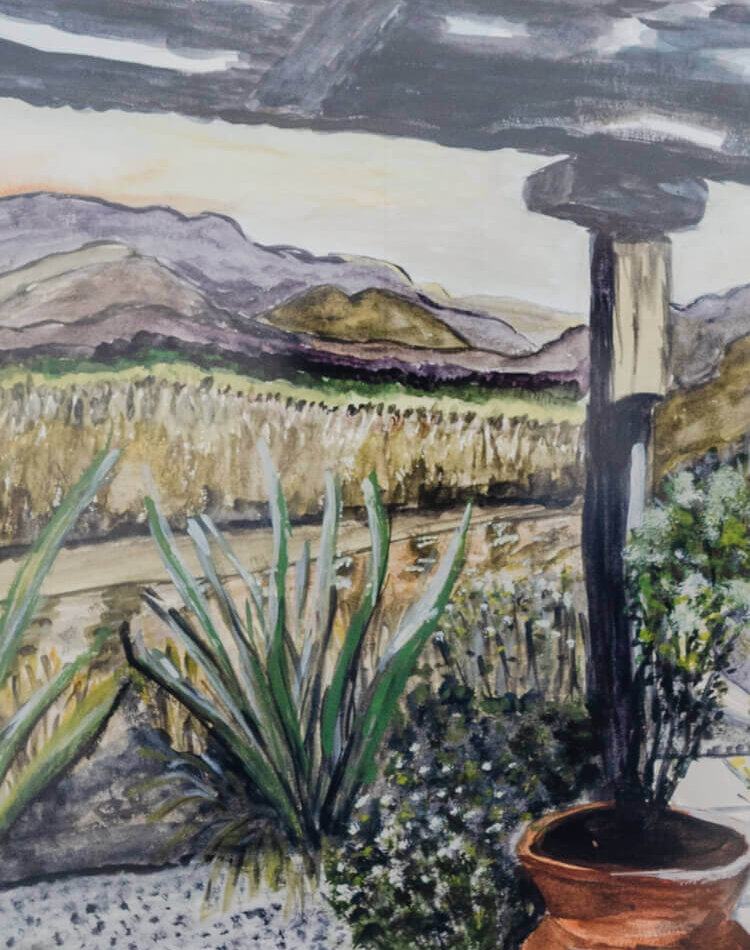 En las montañas