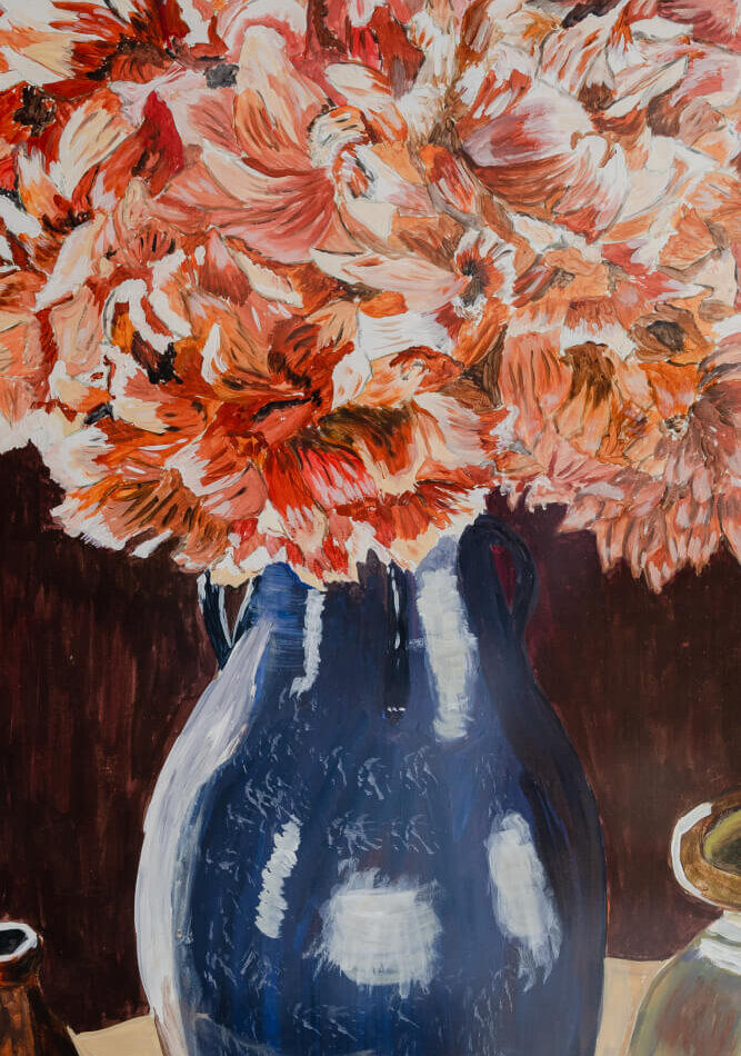 Jarrón con flores