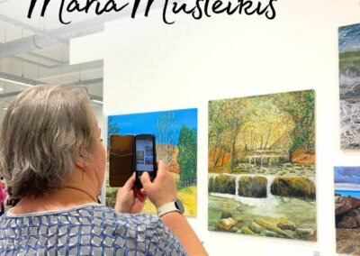 Exposición de obras de Graciela Musteikis en la feria ARTMUC Múnich