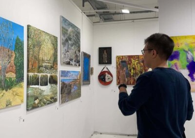 Stand de Graciela Musteikis en ARTMUC Alemania