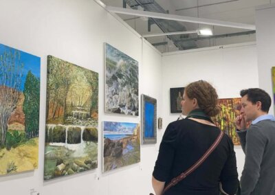 Stand de Graciela Musteikis en ARTMUC Alemania