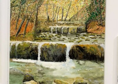 Obra de Graciela Musteikis expuesta en la feria ARTMUC Múnich