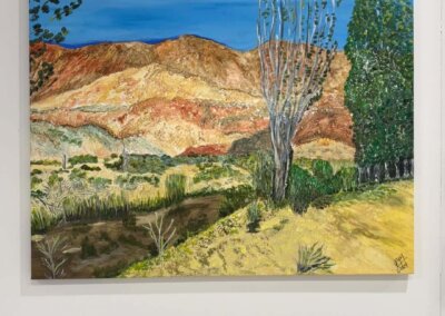 Obra de Graciela Musteikis expuesta en la feria ARTMUC Múnich