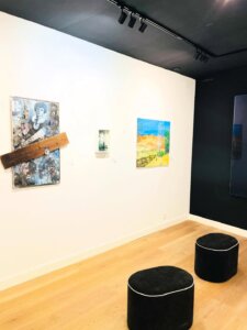 Detalle de 'Camino al Famatina' durante la exposición PULSE en Madrid