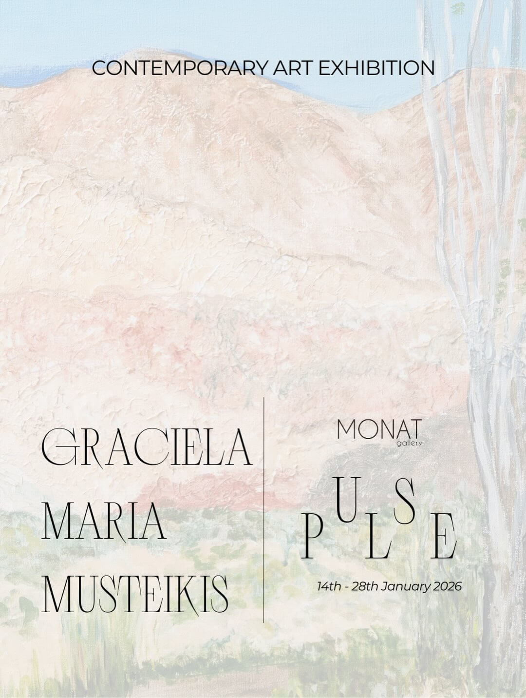 Detalle de 'Camino al Famatina' durante la exposición PULSE en Madrid