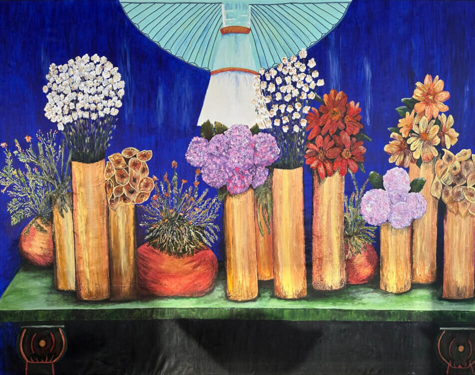 Obra Florero con flores