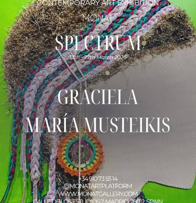 Graciela Musteikis regresa a Madrid con «SPECTRUM» en MONAT Gallery