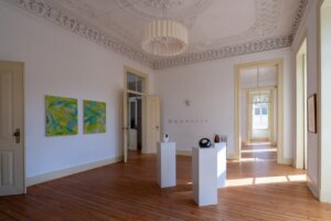 Obras expuestas en Palacete Gomes Freire durante el Pop-Up Project.