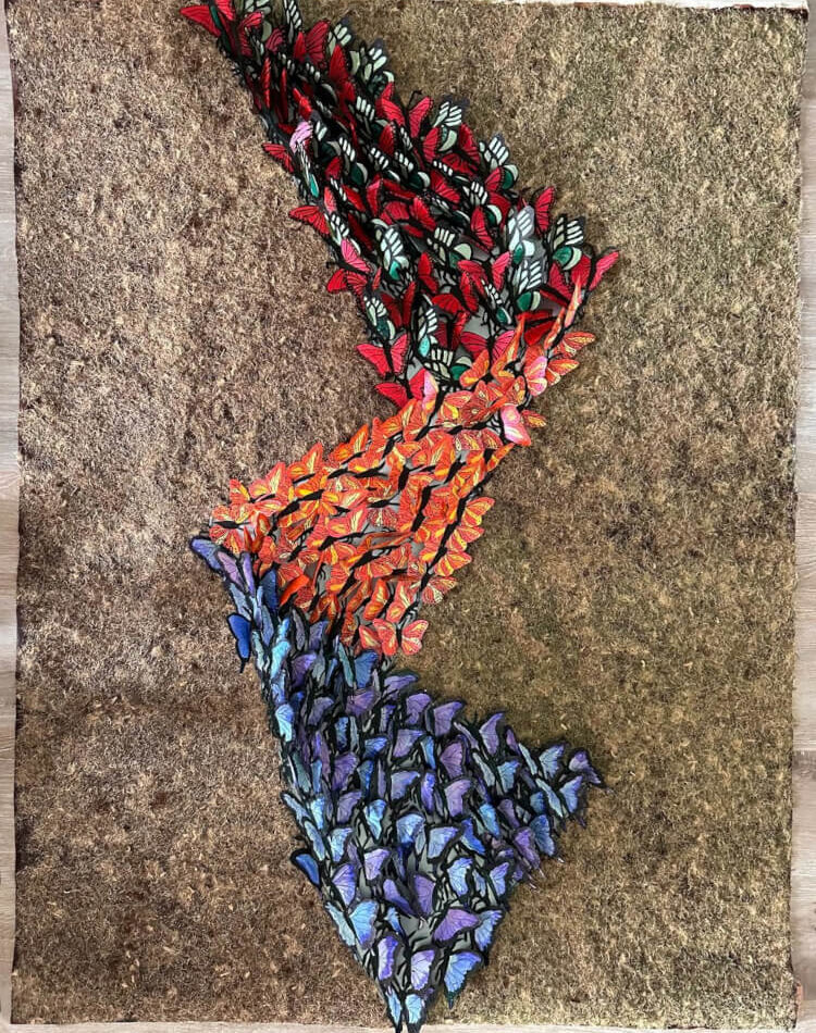 Obra "Sendero de mariposas"